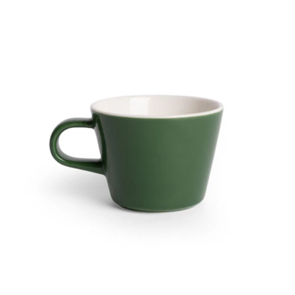 Acme Pack Of 6 Roman Cups Kawakawa Made From High Quality Porcelain - 170Ml