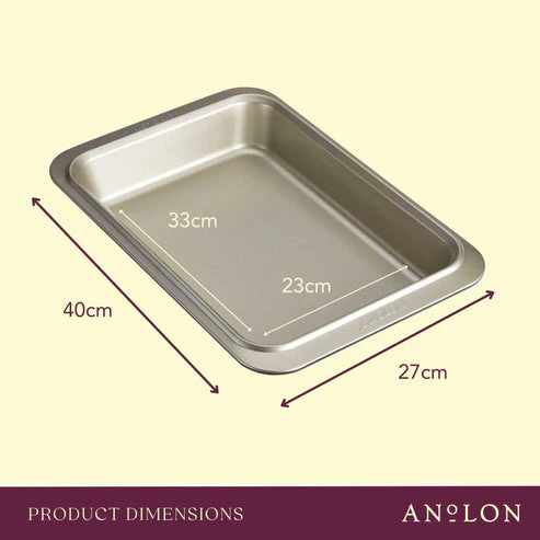 Anolon Ceramic Reinforced Rectangular Baking Pan 23 x 33cm - Image 6