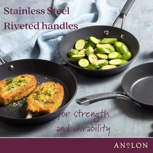 Anolon Endurance+ Nonstick Induction Open French Skillet Twin Pack 20/26cm - Image 4