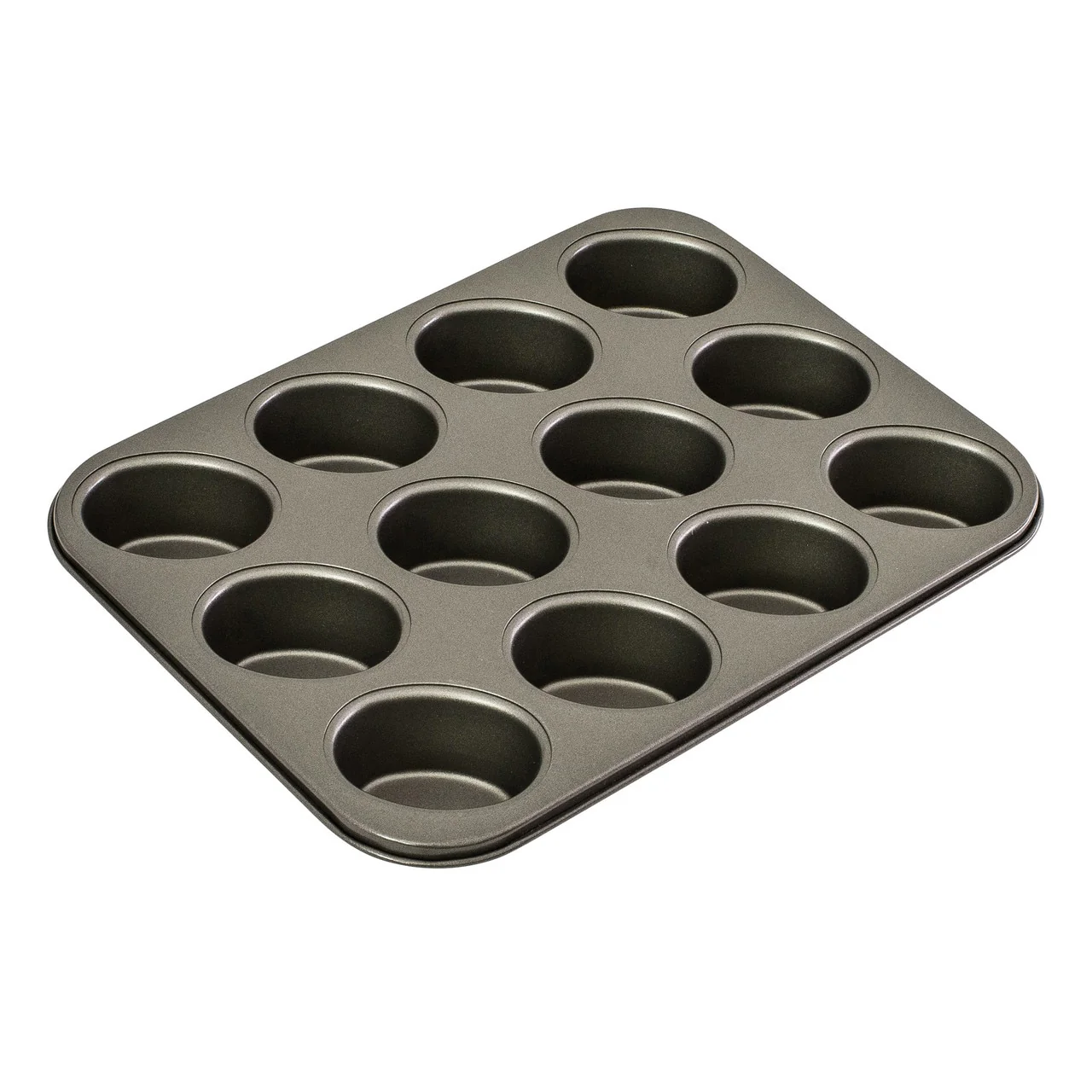 Bakemaster Nonstick 12 Cup Friand Pan - 26.5cm x 35.5cm