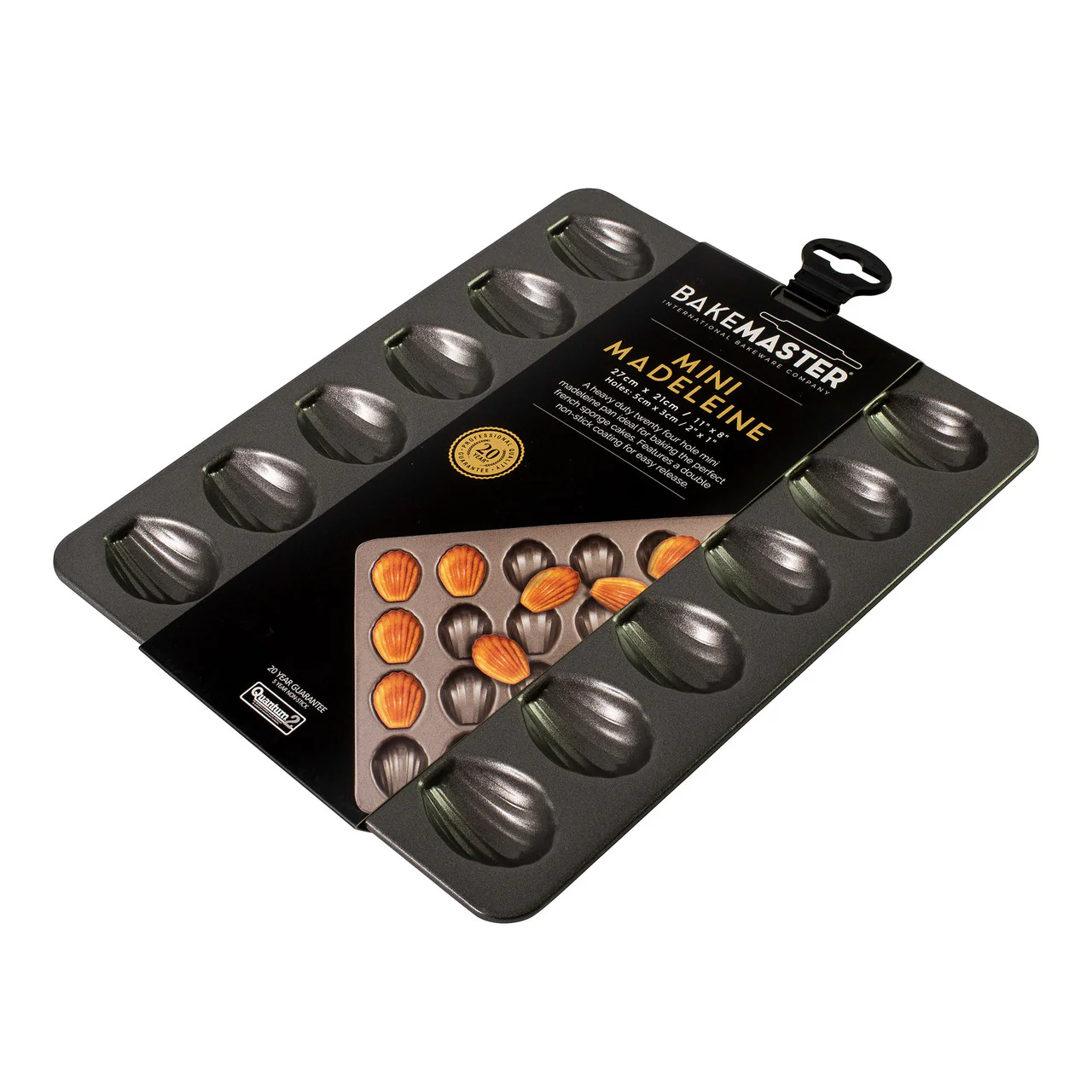 Bakemaster 24 Cup Mini Madeleine Pan 27 x 21cm - Non-stick - Image 2
