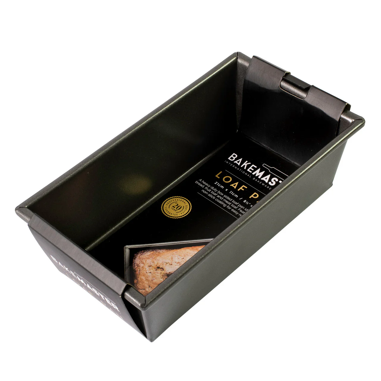 Bakemaster Box Sided Loaf Pan 21 x 11 x 7cm - Non-stick - Image 2