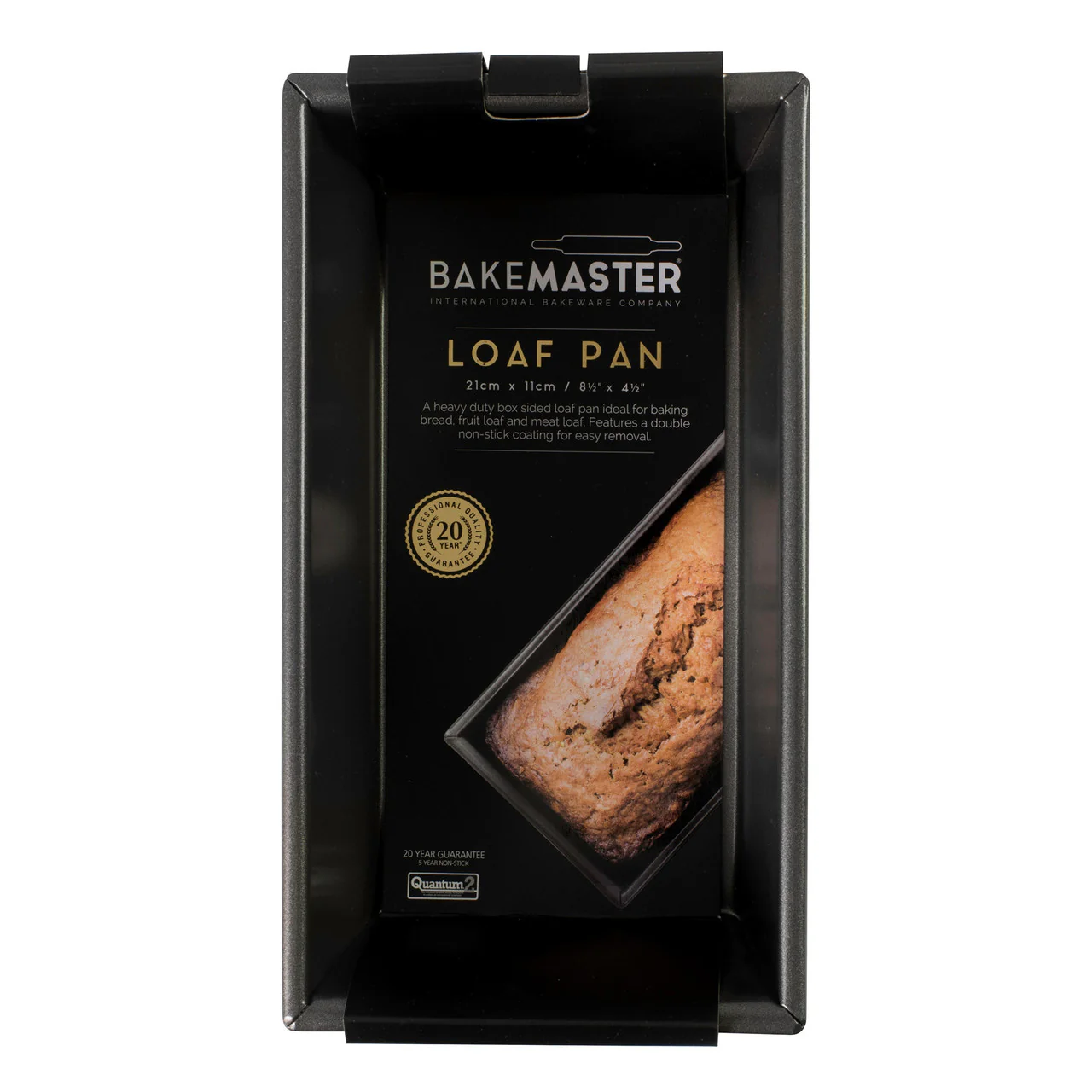 Bakemaster Box Sided Loaf Pan 21 x 11 x 7cm - Non-stick - Image 3