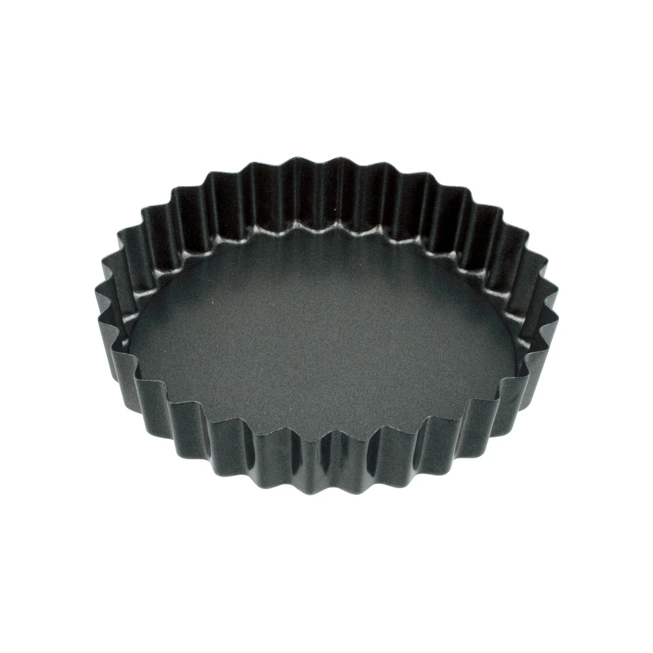 Bakemaster Loose Base Quiche Pan Set of 4 12 x 2cm - Non-stick - Image 2