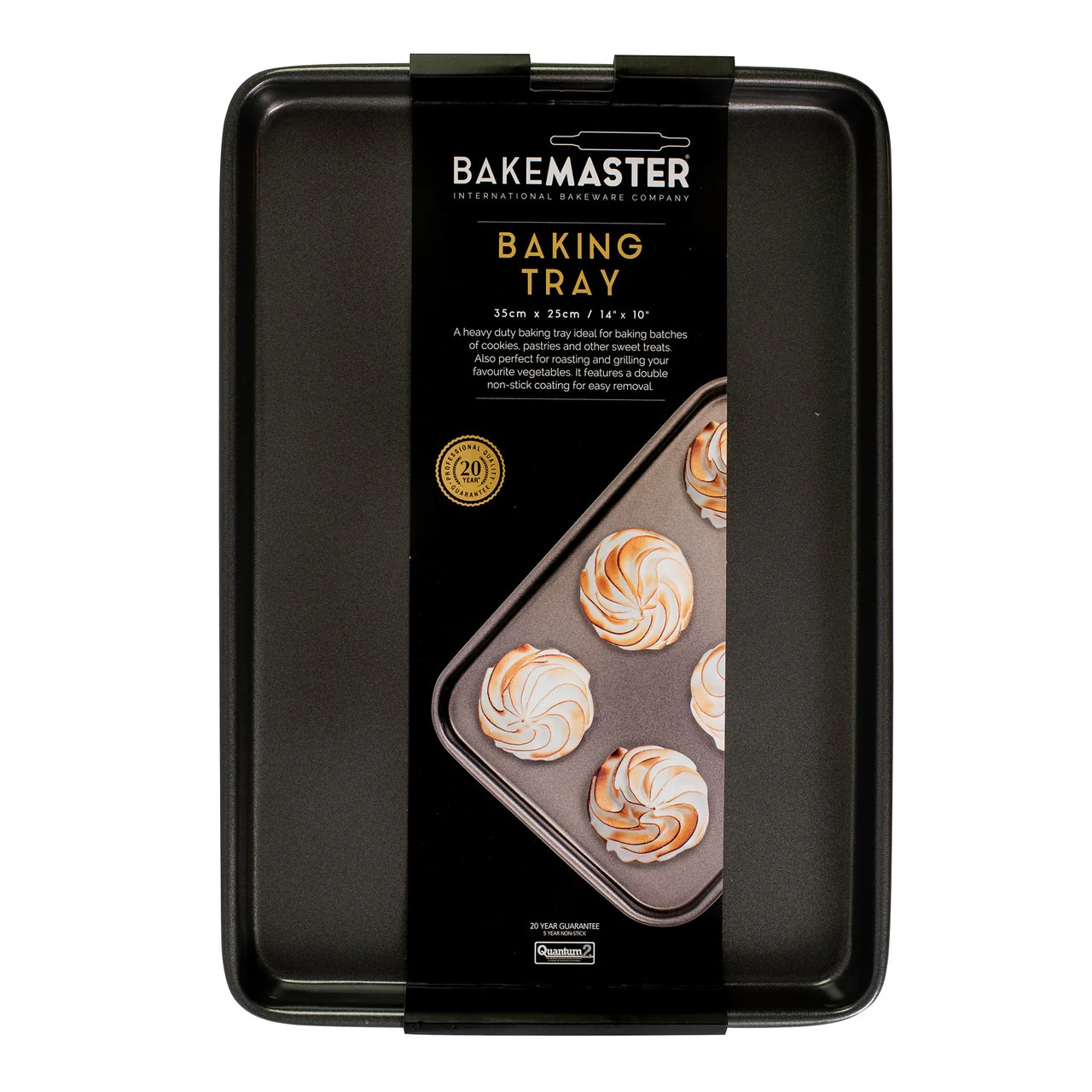 Bakemaster Non-Stick Baking Tray, 35 X 25 X 1.3Cm - Image 3