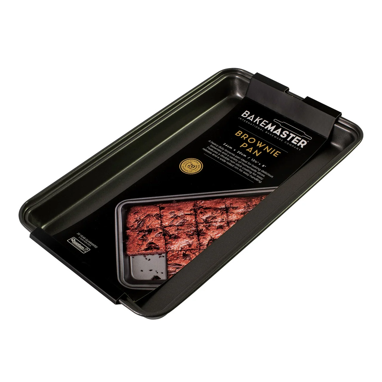 Bakemaster Non-Stick Brownie Pan, 34 X 20 X 4Cm - Image 2
