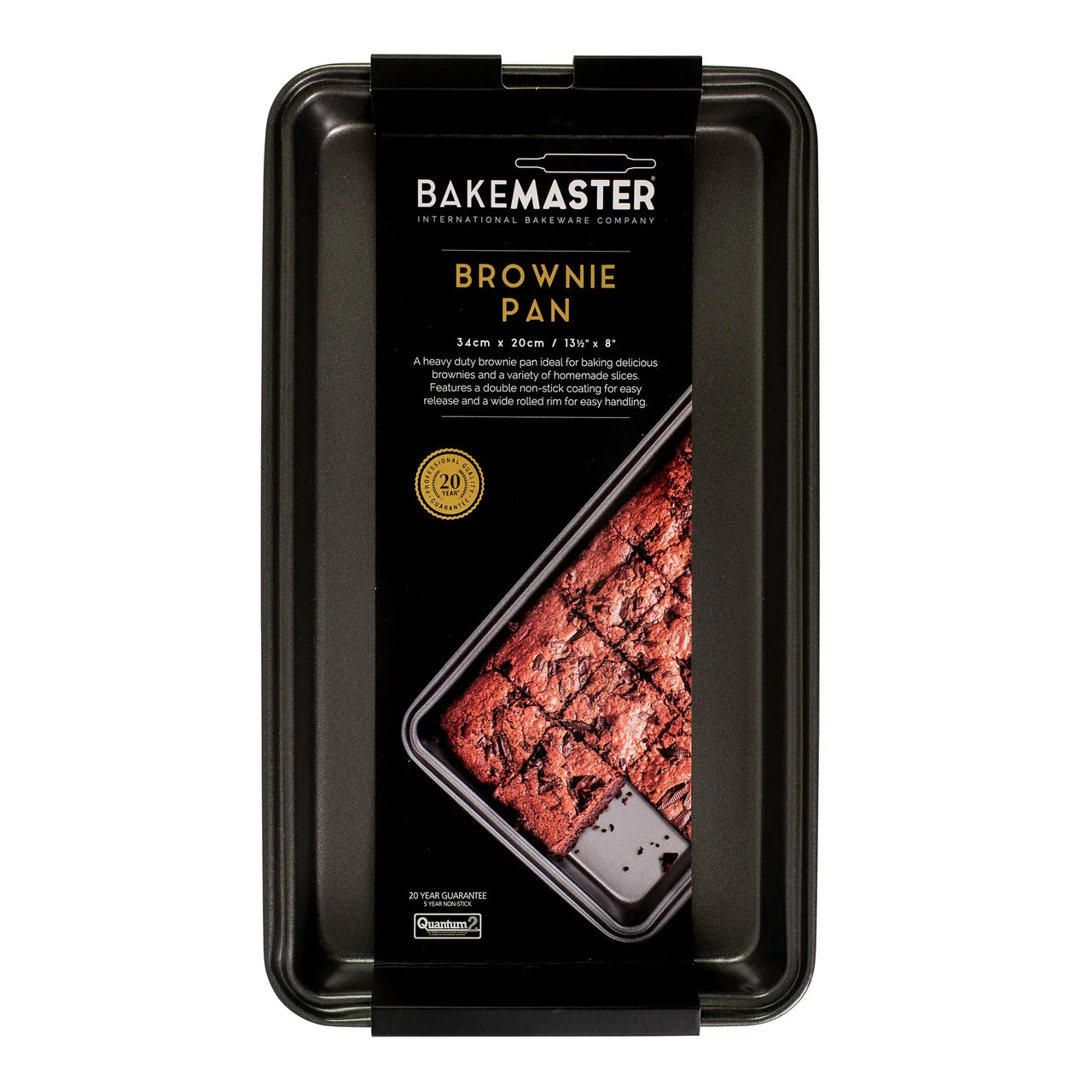 Bakemaster Non-Stick Brownie Pan, 34 X 20 X 4Cm - Image 3