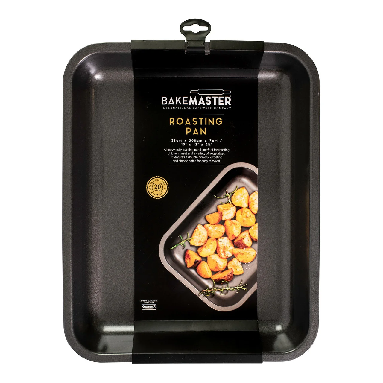 Bakemaster Non-Stick Large Roasting Pan, 39 X 31 X 5Cm - Image 3