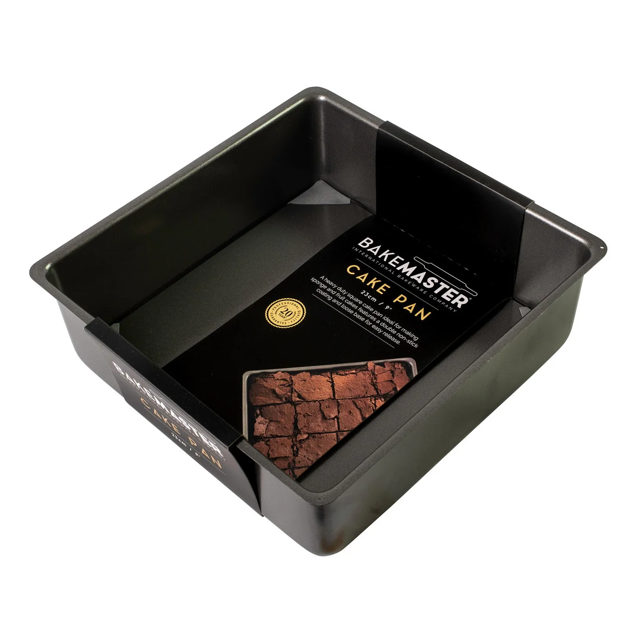 Bakemaster Non-Stick Loose Base Deep Cake Pan, 23 X 23 X 7Cm - Image 2