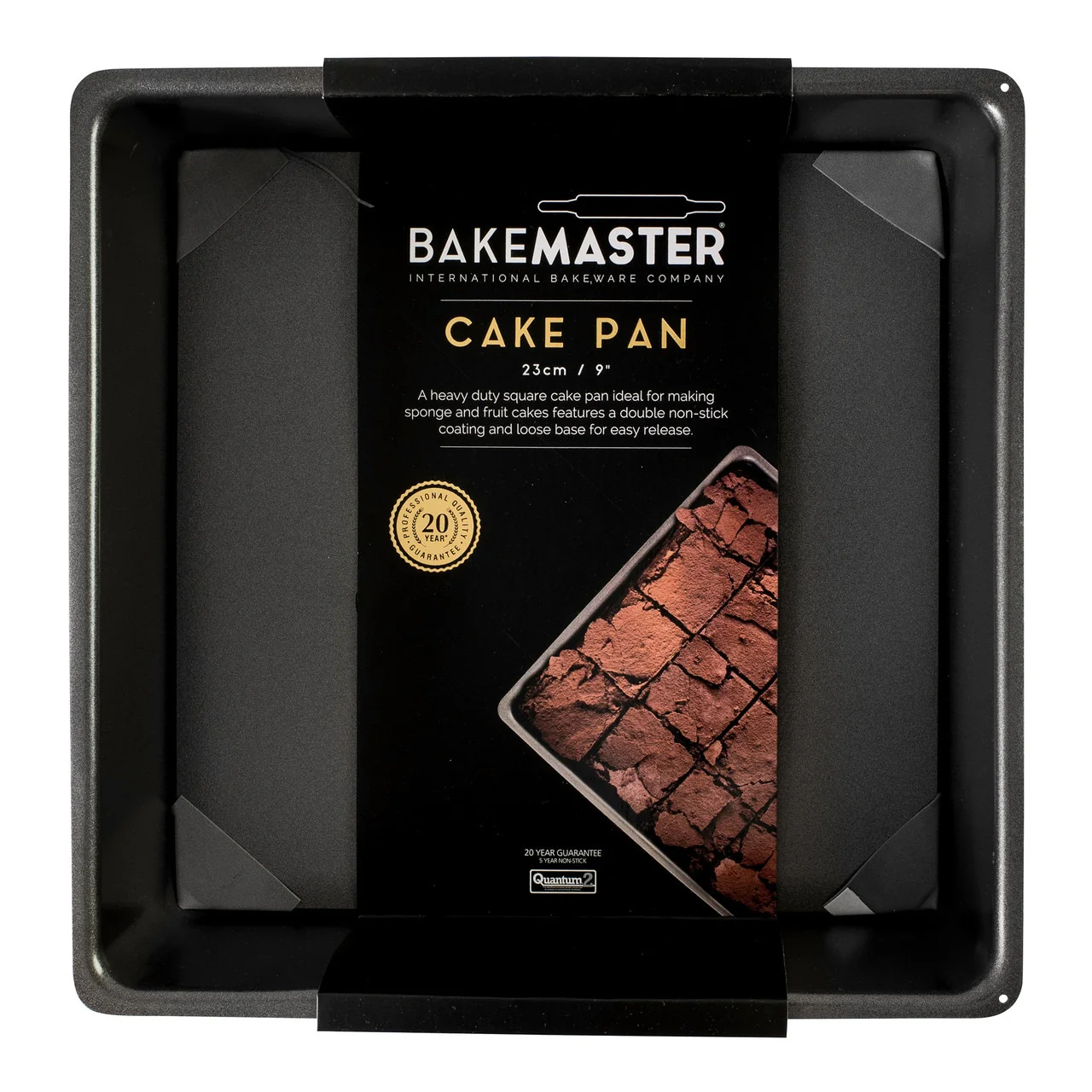 Bakemaster Non-Stick Loose Base Deep Cake Pan, 23 X 23 X 7Cm - Image 3