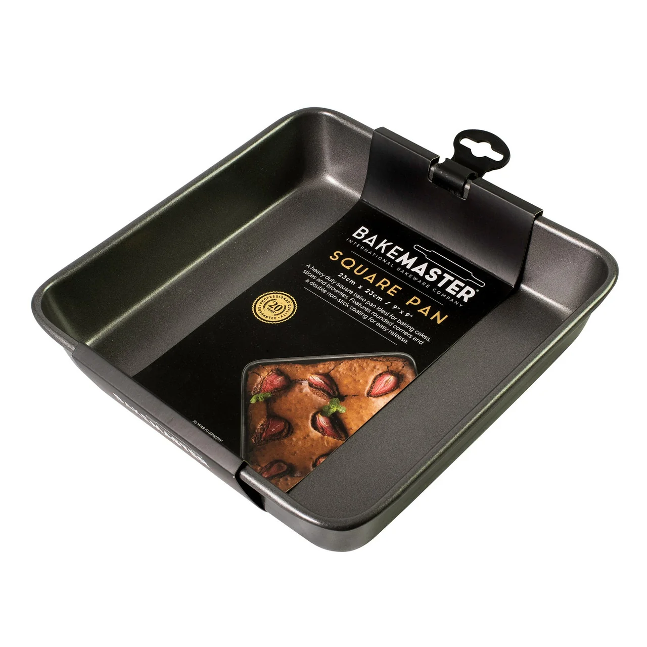 Bakemaster Non-Stick Square Bake Pan, 23 X 23 X 4.5Cm - Image 2