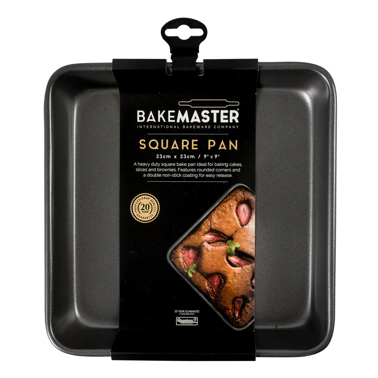 Bakemaster Non-Stick Square Bake Pan, 23 X 23 X 4.5Cm - Image 3