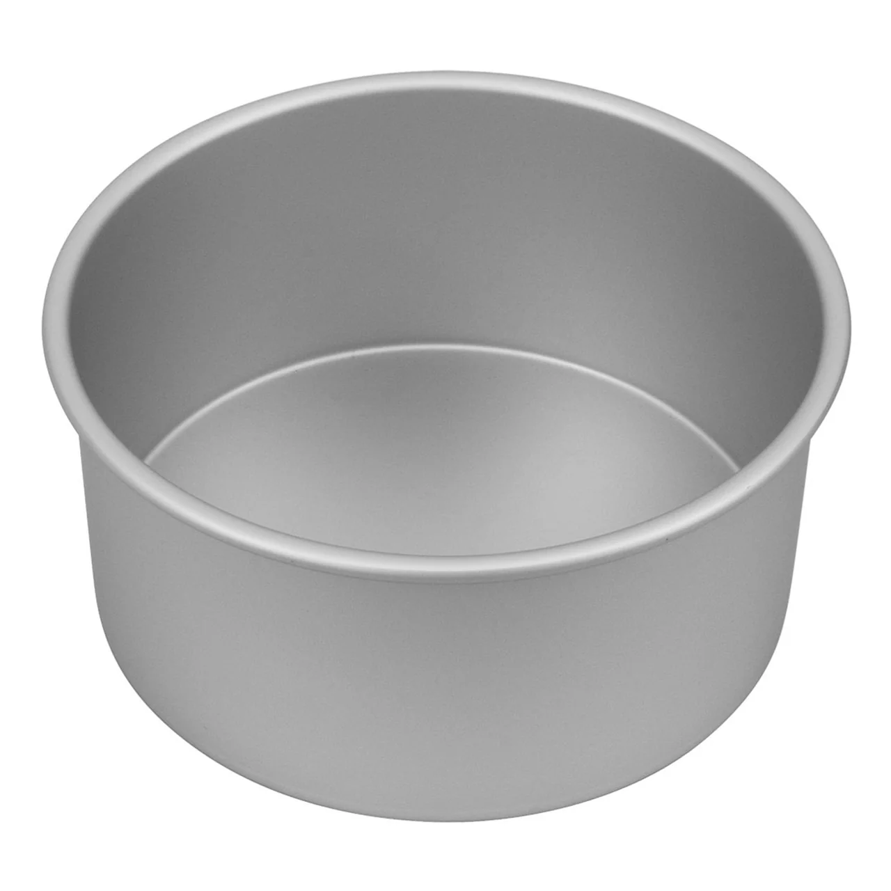 Bakemaster Silver Anodised Round Deep Cake Pan, 20 X 10Cm