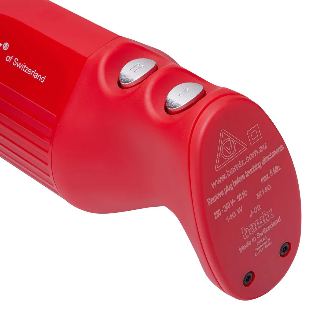 Bamix Mono Immersion/Stick Blender Stainless Steel Blades - 140W Red - Image 4