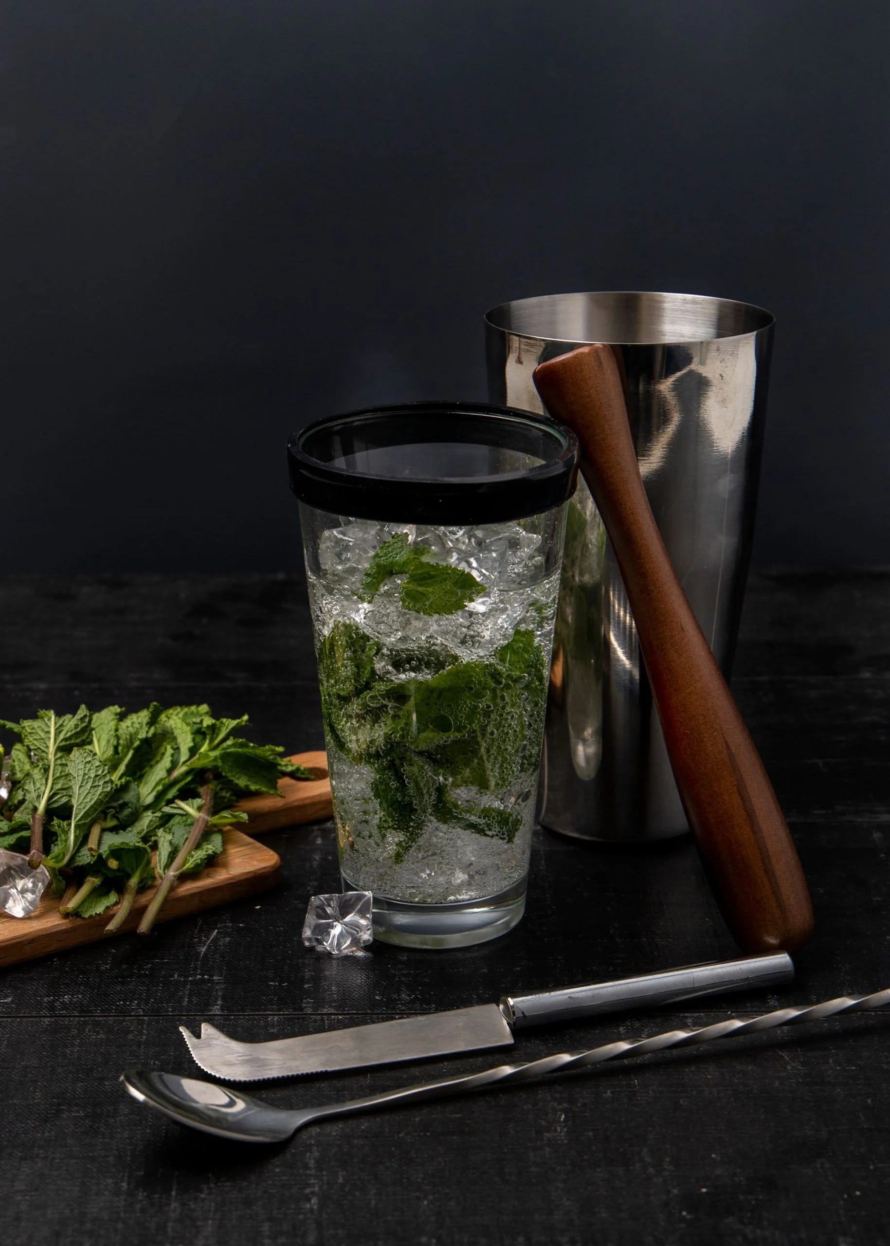 BarCraft Mojito Stainless Steel Cocktail Set - 4 Piece - Image 5