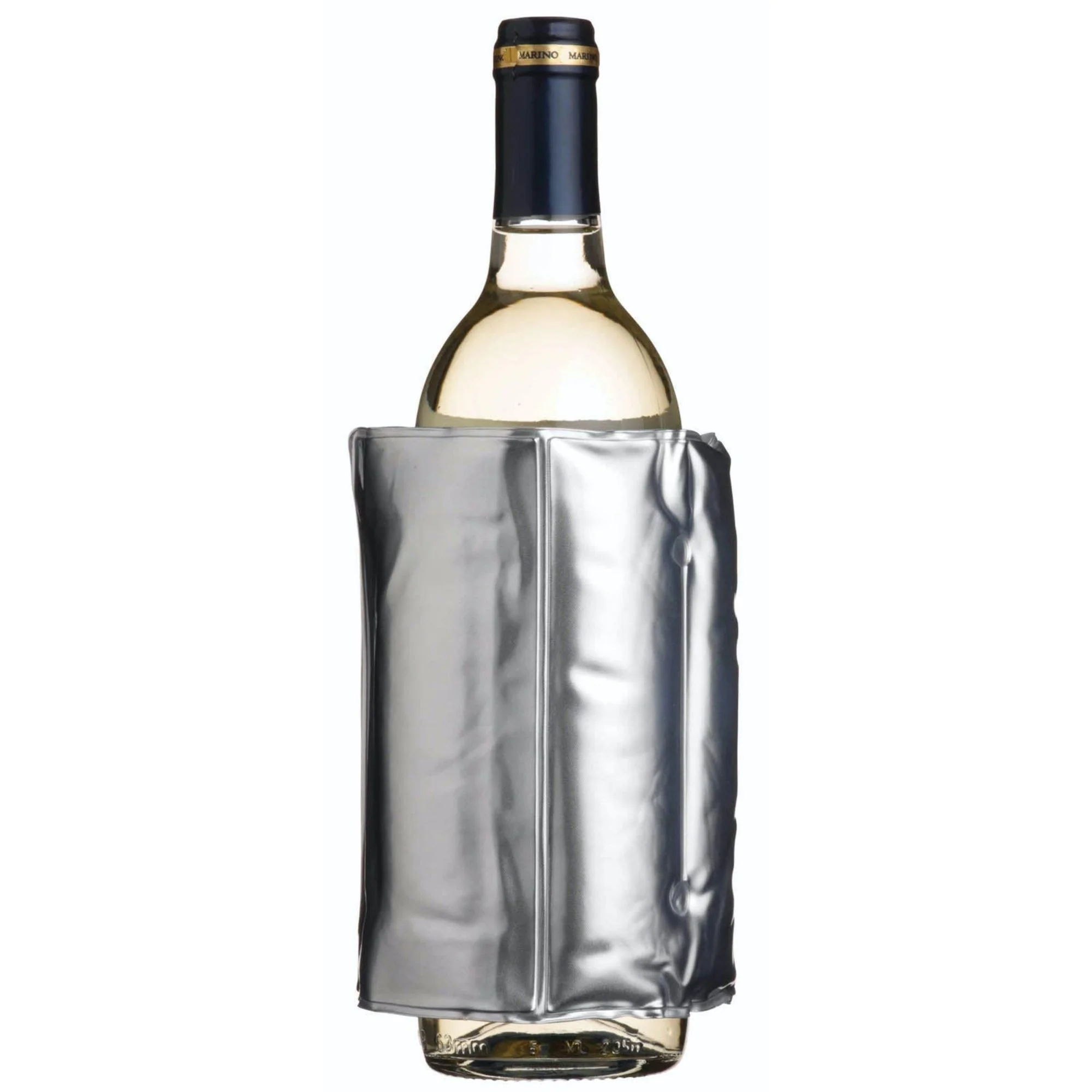 BarCraft Wrap Around Silver Wine Cooler - Image 7