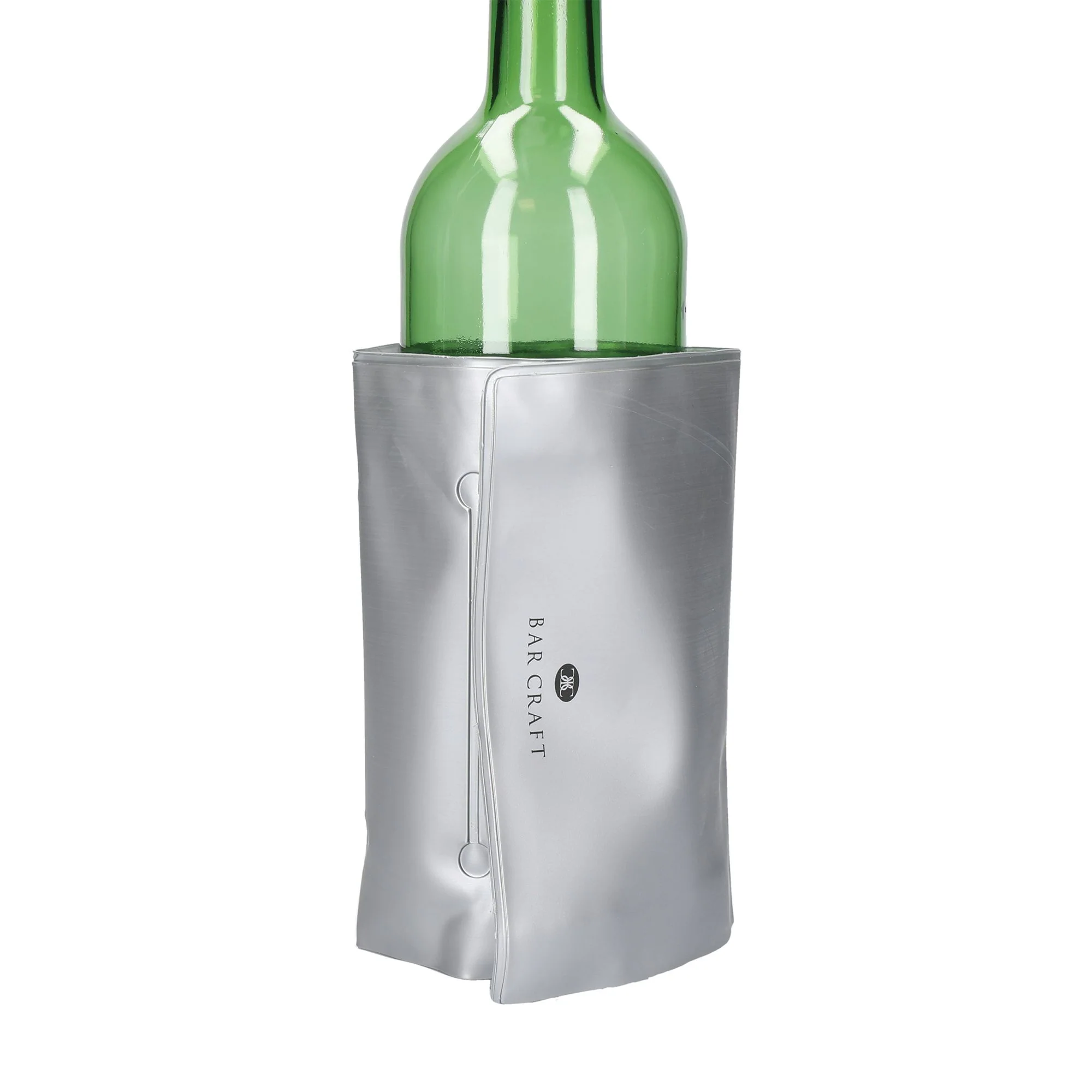 BarCraft Wrap Around Silver Wine Cooler - Image 9