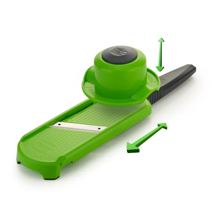 Borner Multi Slicer with Food Holder Grey Green Steel Blade - Image 3