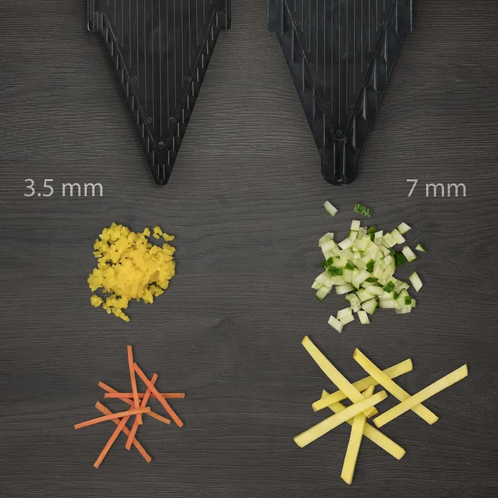 Borner V3 Vegetable Slicer TrendLine Starter Set Steel Blade Orange - Image 3