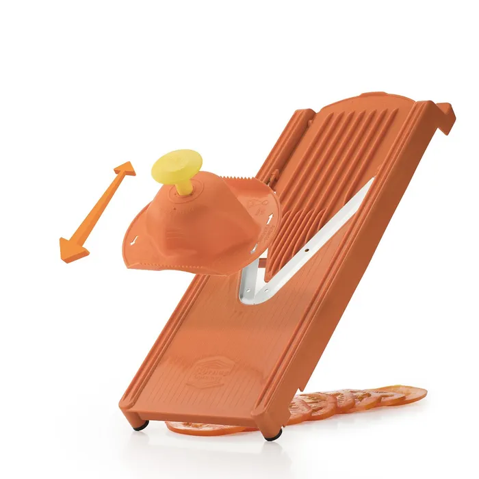 Borner V3 Vegetable Slicer TrendLine Starter Set Steel Blade Orange - Image 5