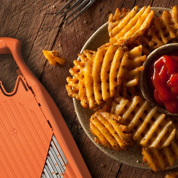 Borner Wave Waffle Cutter PowerLine Orange Steel Blade - Image 3