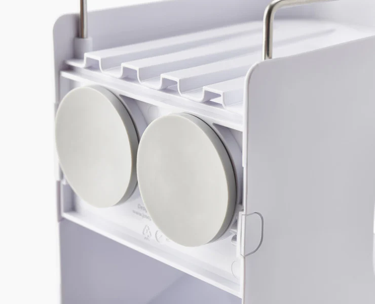 Joseph Joseph Capsule Compact 2-Tier – White - Image 3