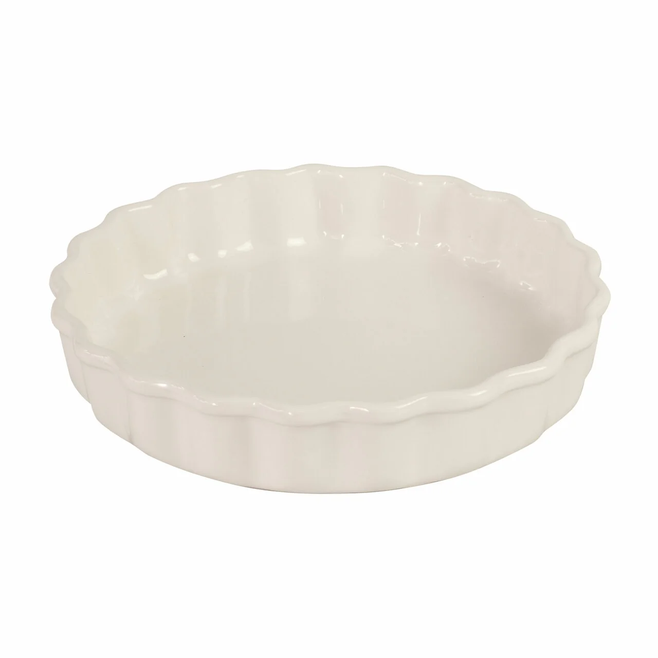 Chasseur Stoneware Flan dish Antique Cream - 26cm