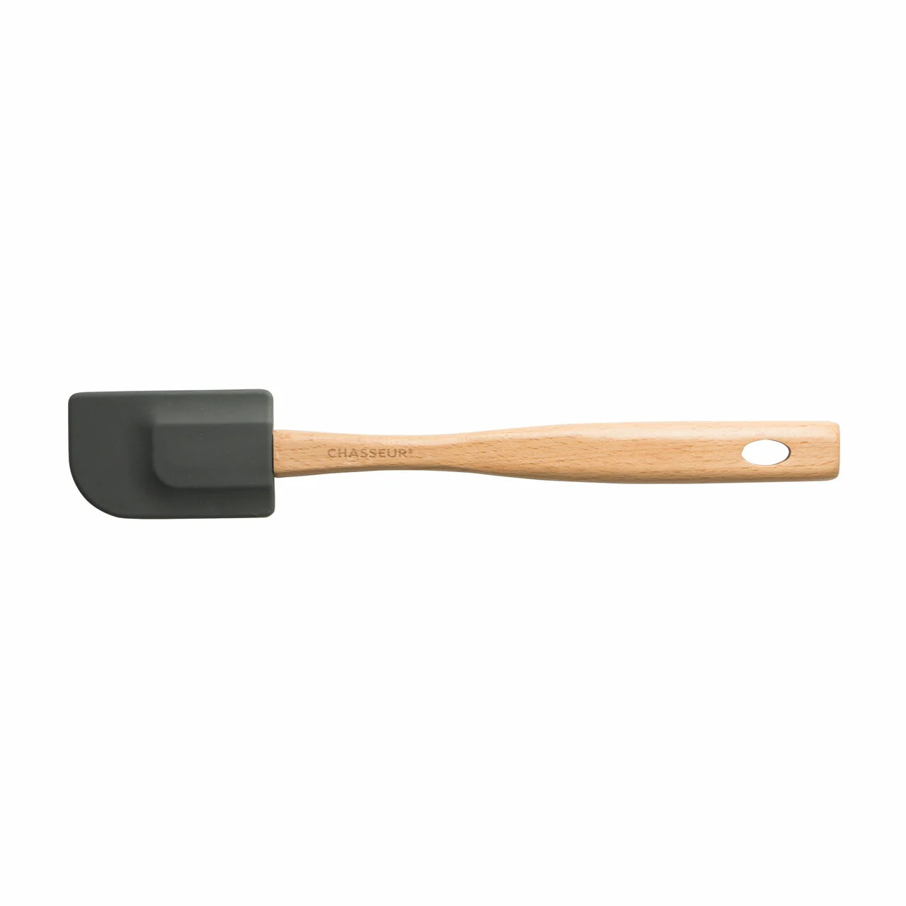 Chasseur Medium Spatula with Silicone Heads, Beechwood Handle – Caviar