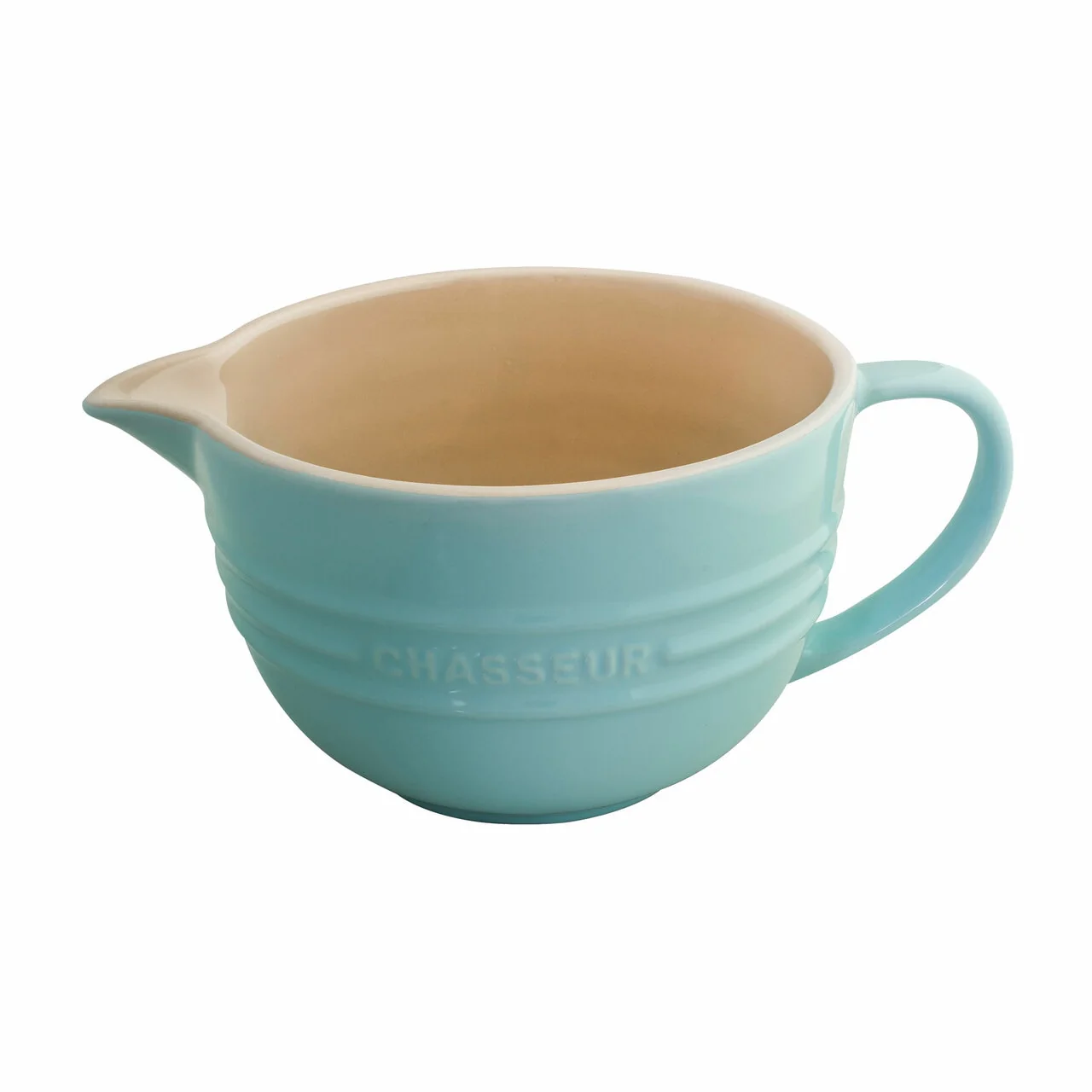 Chasseur Stoneware Mixing Jug Duck Egg Blue - 21.5cm x 17.7cm x 12cm/1.5L