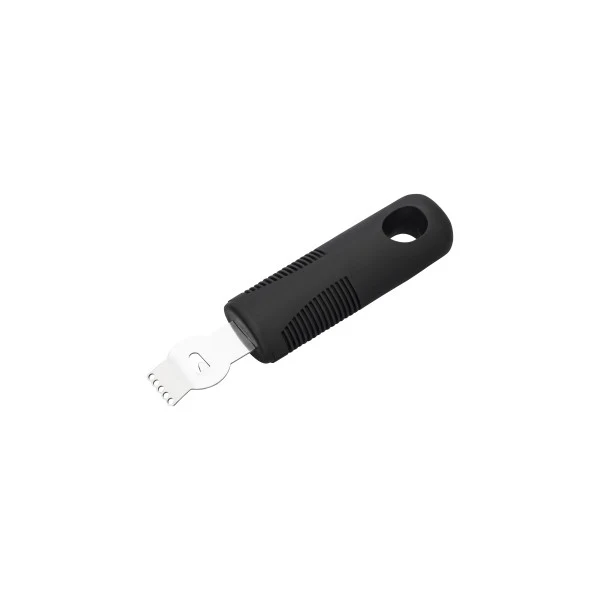 Chef Inox Easy Grip Zester Stainless Steel with Black Handle 145mm