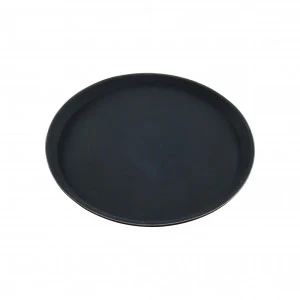Chef Inox Utility Round Tray Non Stick Black - 350mm