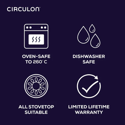 Circulon C-Series Hybrid Clad Stainless Steel Nonstick Induction Stockpot 26cm - Image 6