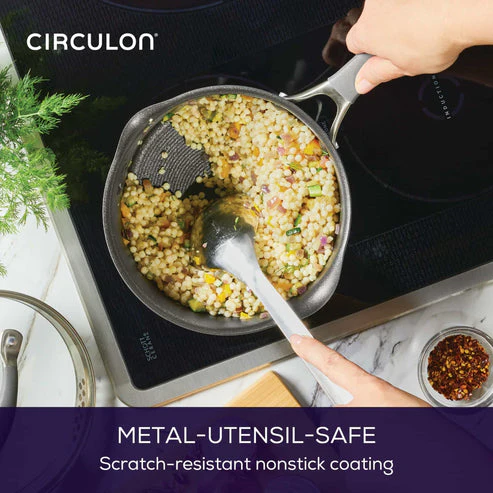 Circulon ScratchDefense A1 Nonstick Induction Covered Saucepan 18cm/2.8L - Image 4