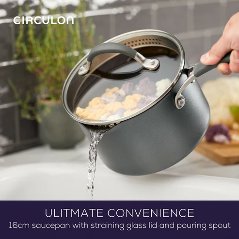 Circulon ScratchDefense A1 Nonstick Induction Covered Saucepan 18cm/2.8L - Image 8