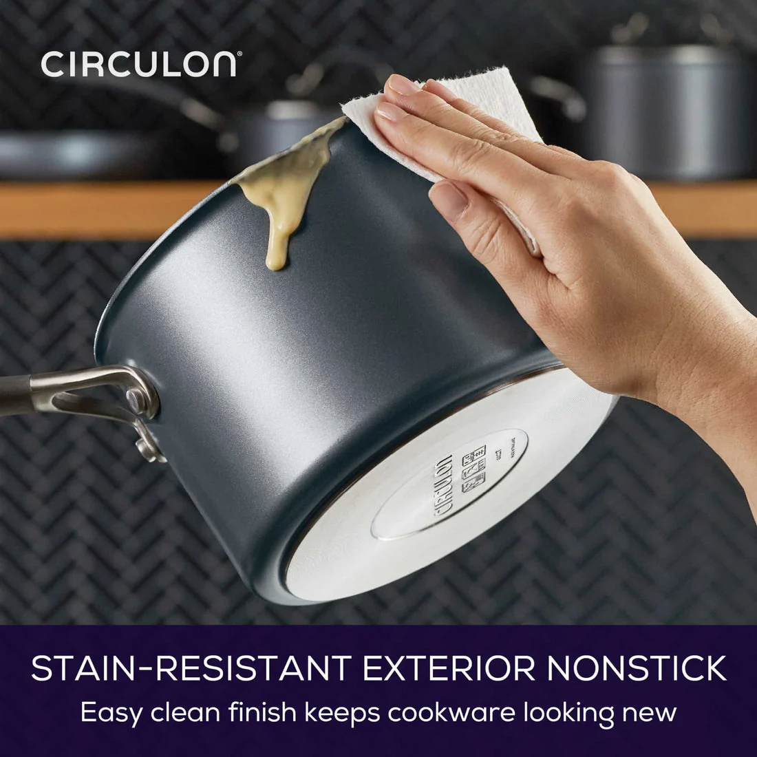 Circulon ScratchDefense A1 Nonstick Induction Open Milkpan 14cm/0.9L - Image 6