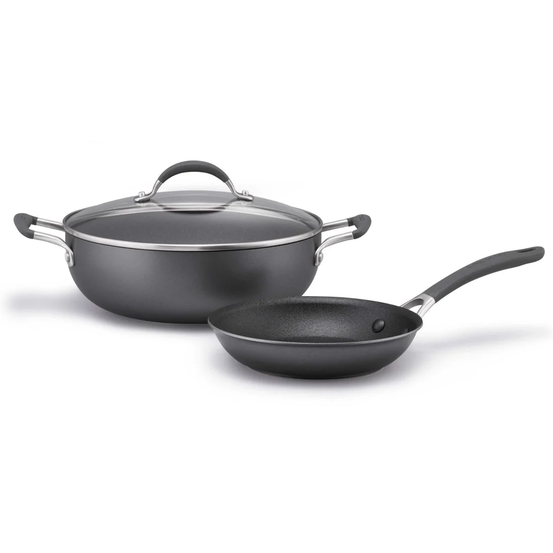 Circulon ScratchDefense A1 Nonstick Induction Skillet 21.5cm & Casserole 28.5cm