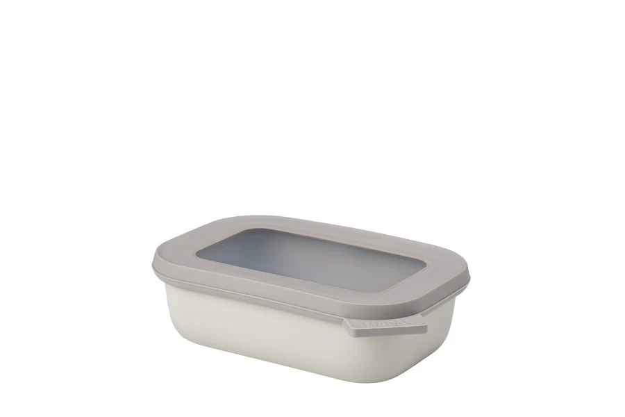 Mepal Cirqula Rectangle Food Container Nordic White - 500ml
