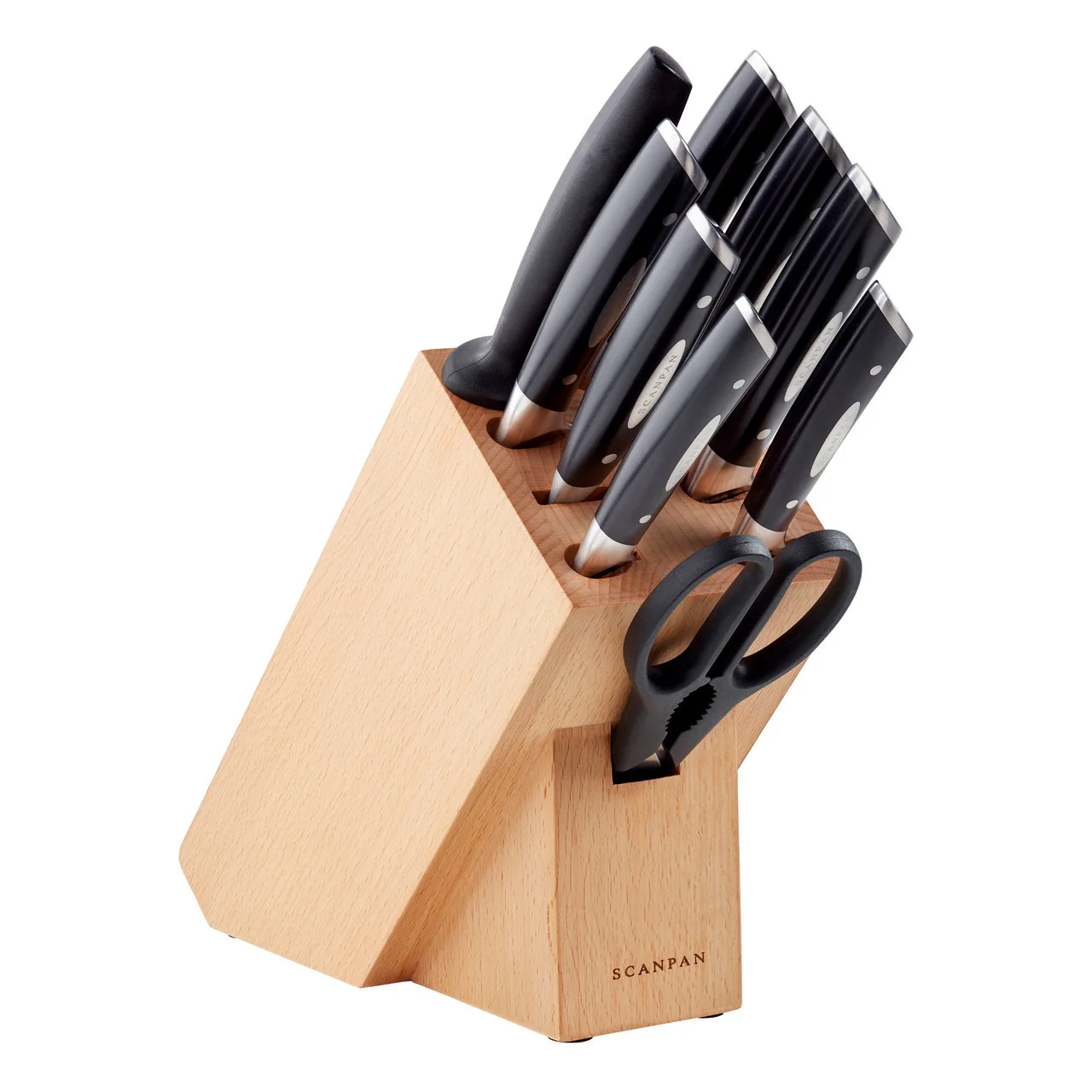 Scanpan Classic Knife Block Set German - 10 Piece