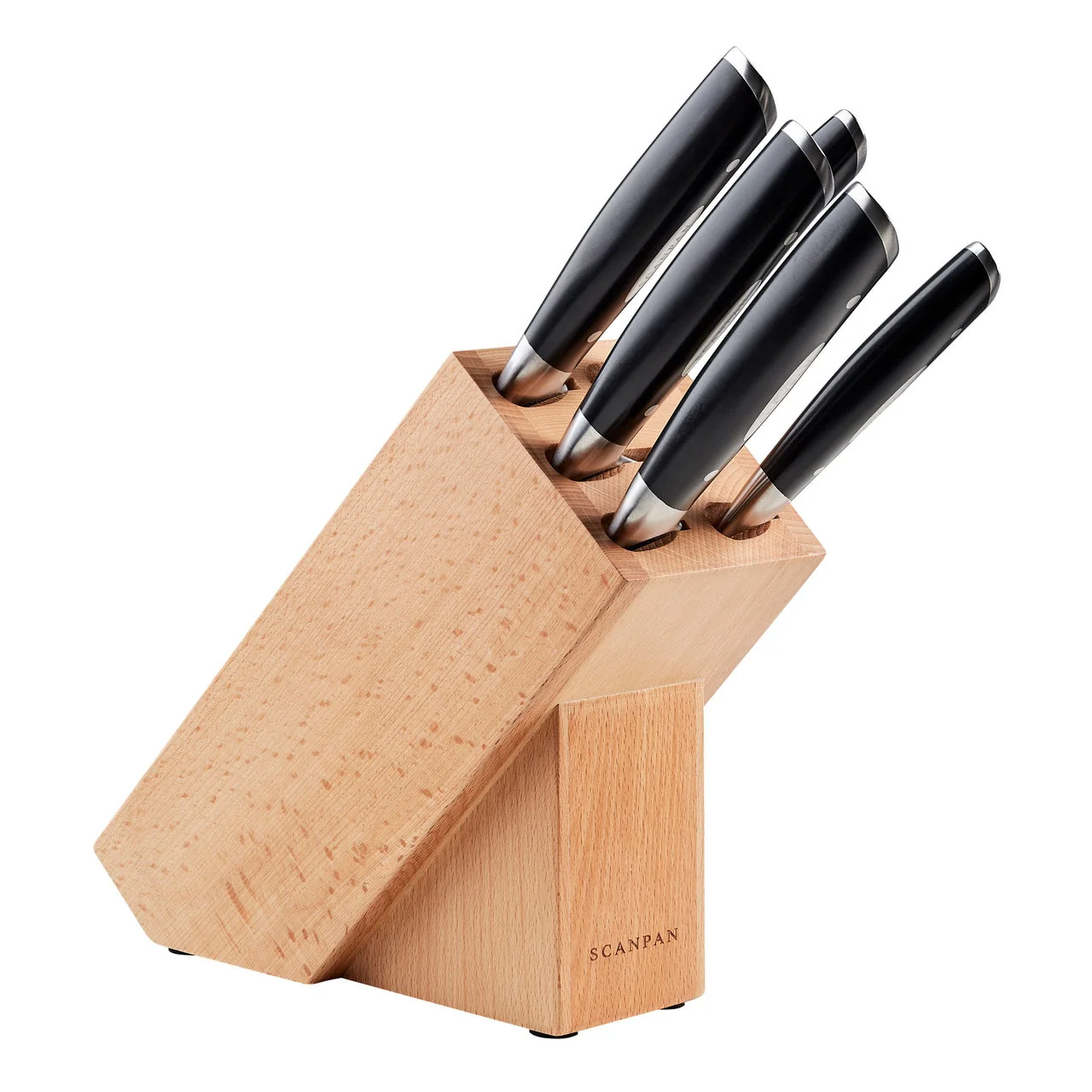 Scanpan Classic Knife Block Set German - 6 Piece