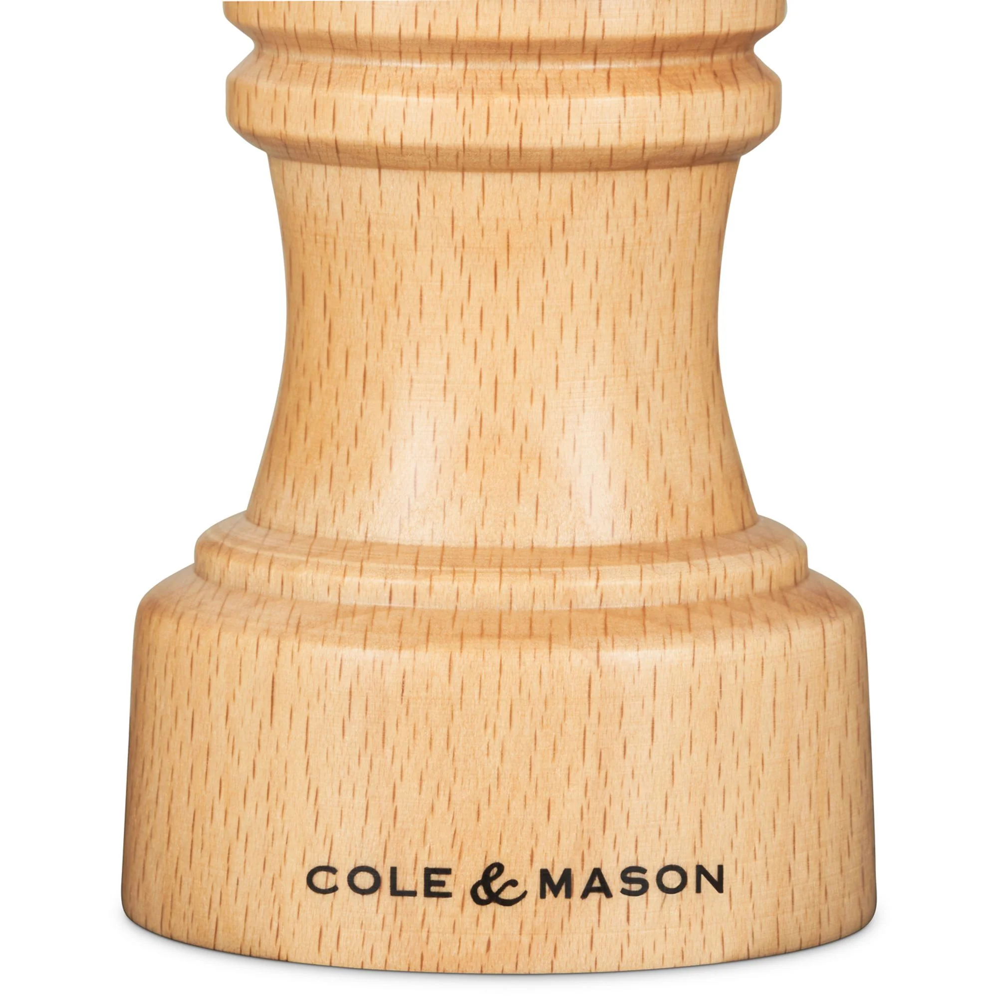 Cole & Mason Hoxton Natural Beech Pepper Mill Beech wood - 104mm - Image 3