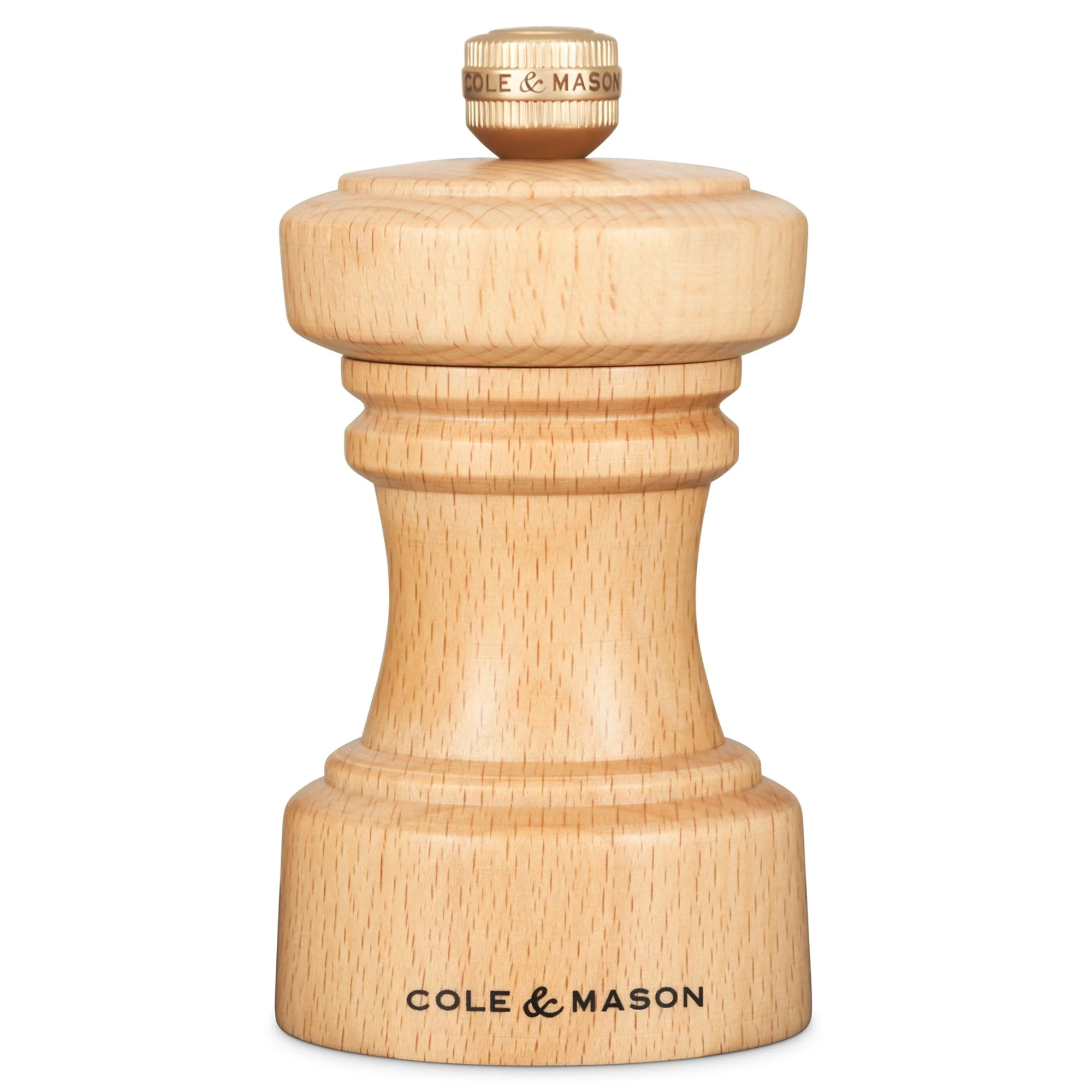 Cole & Mason Hoxton Natural Beech Salt Mill Beech wood - 104mm