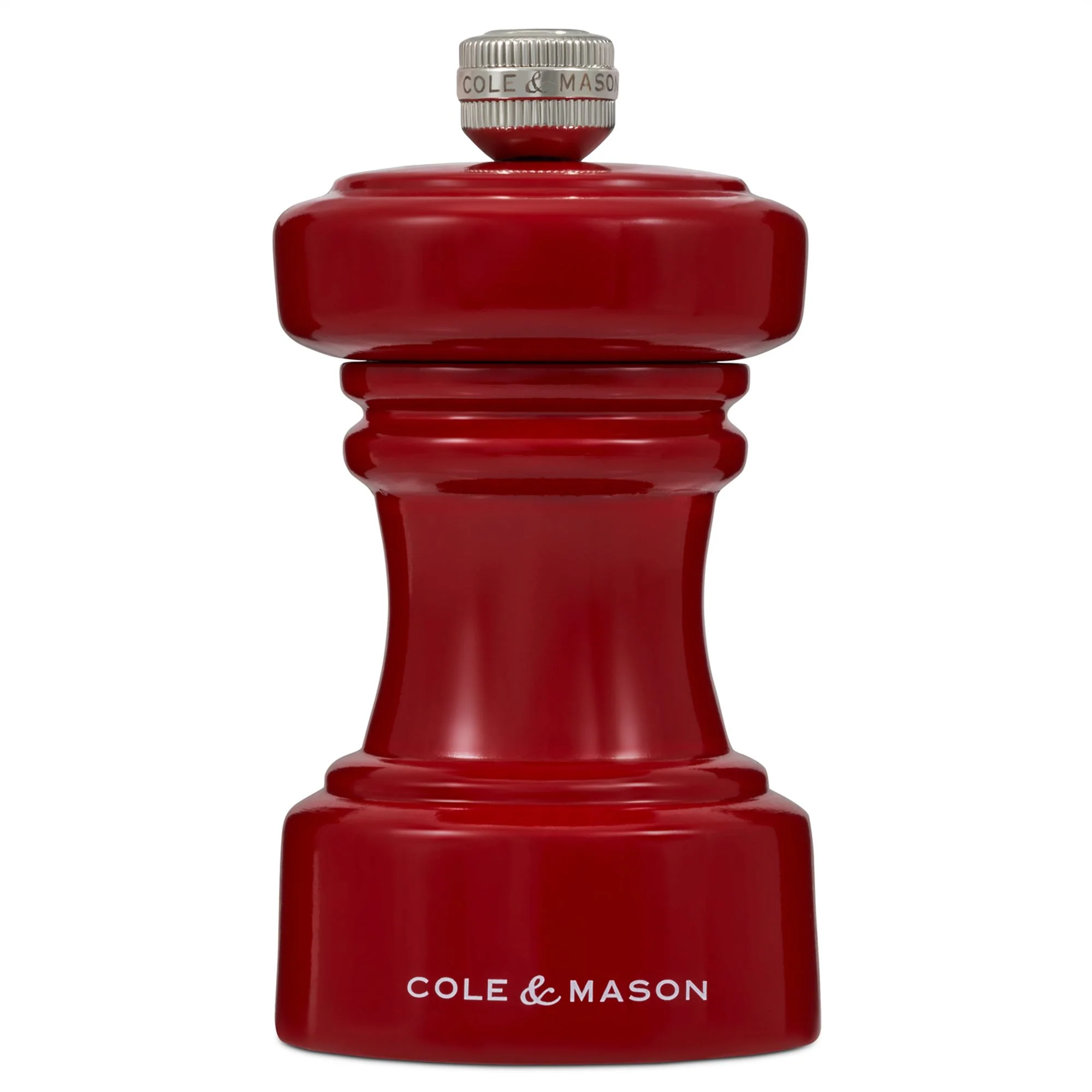 Cole & Mason Hoxton Red Gloss Pepper Mill Beech wood - 104mm