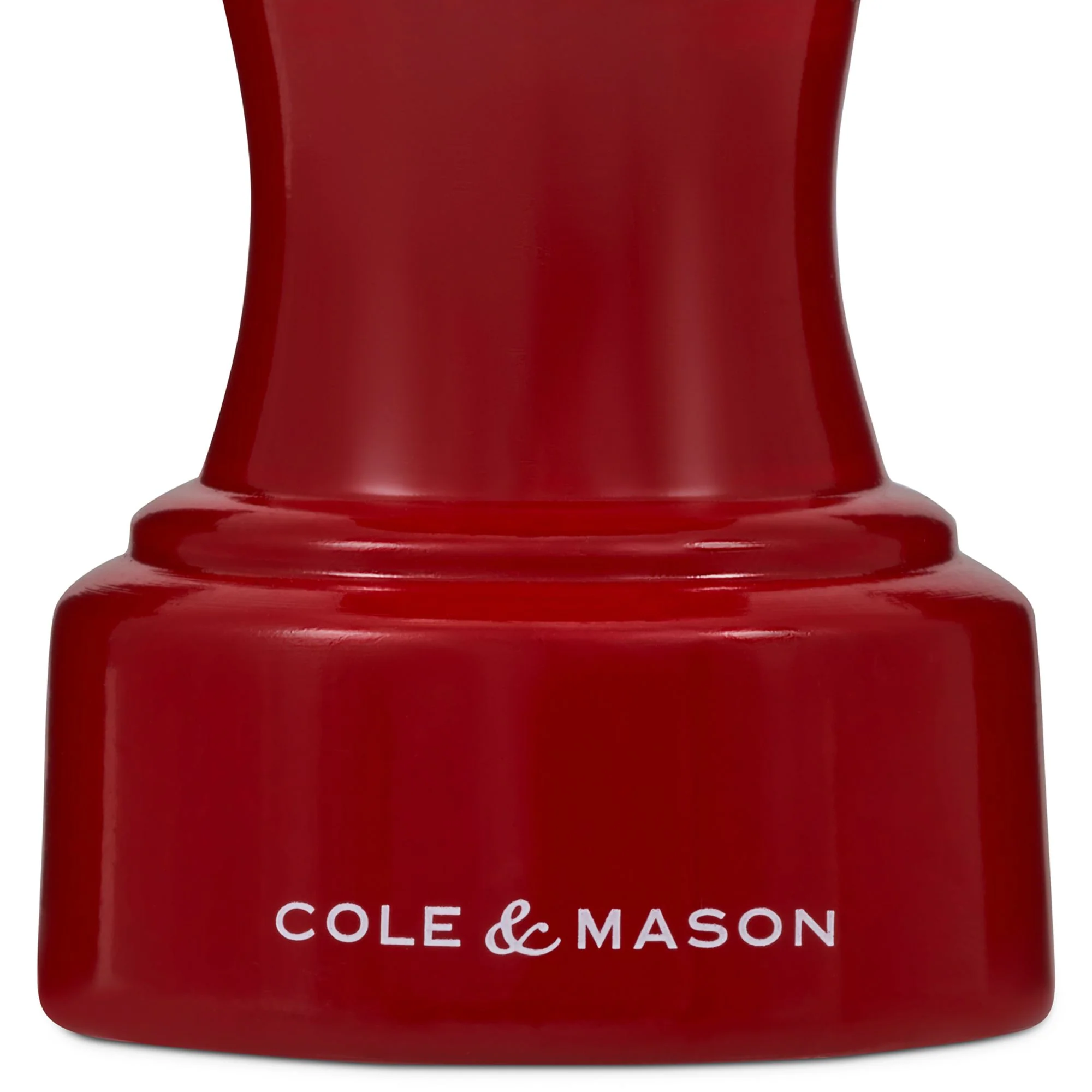 Cole & Mason Hoxton Red Gloss Pepper Mill Beech wood - 104mm - Image 5