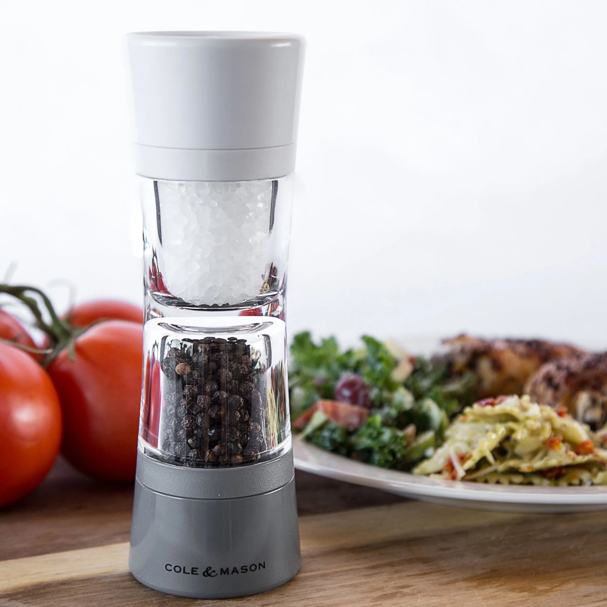 Cole & Mason Lincoln Salt & Pepper Duo Mill Acrylic ABS - Image 5