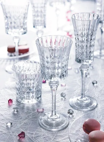 Cristal d’Arques Lady Diamond Stem Glass Set of 6 - 270ml - Image 2