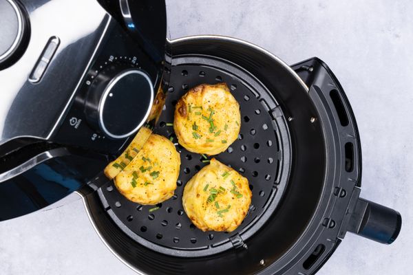 Cuisena Air Fryer Silicone Round Mat Black & Grey 19.5cm Set/2 - Image 3