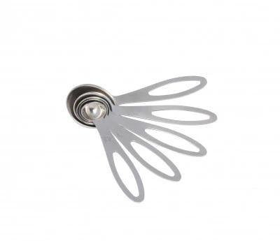 Cuisena Stainless Steel Measuring Spoons Set of 5 - (1/4, 1/2 and 1 teaspoon, 1/2 and 1 tablespoon)