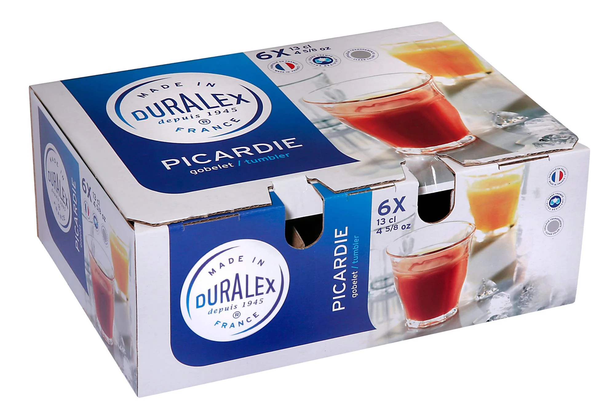 Duralex Picardie Clear Tumbler Set of 6 - 130ml - Image 2