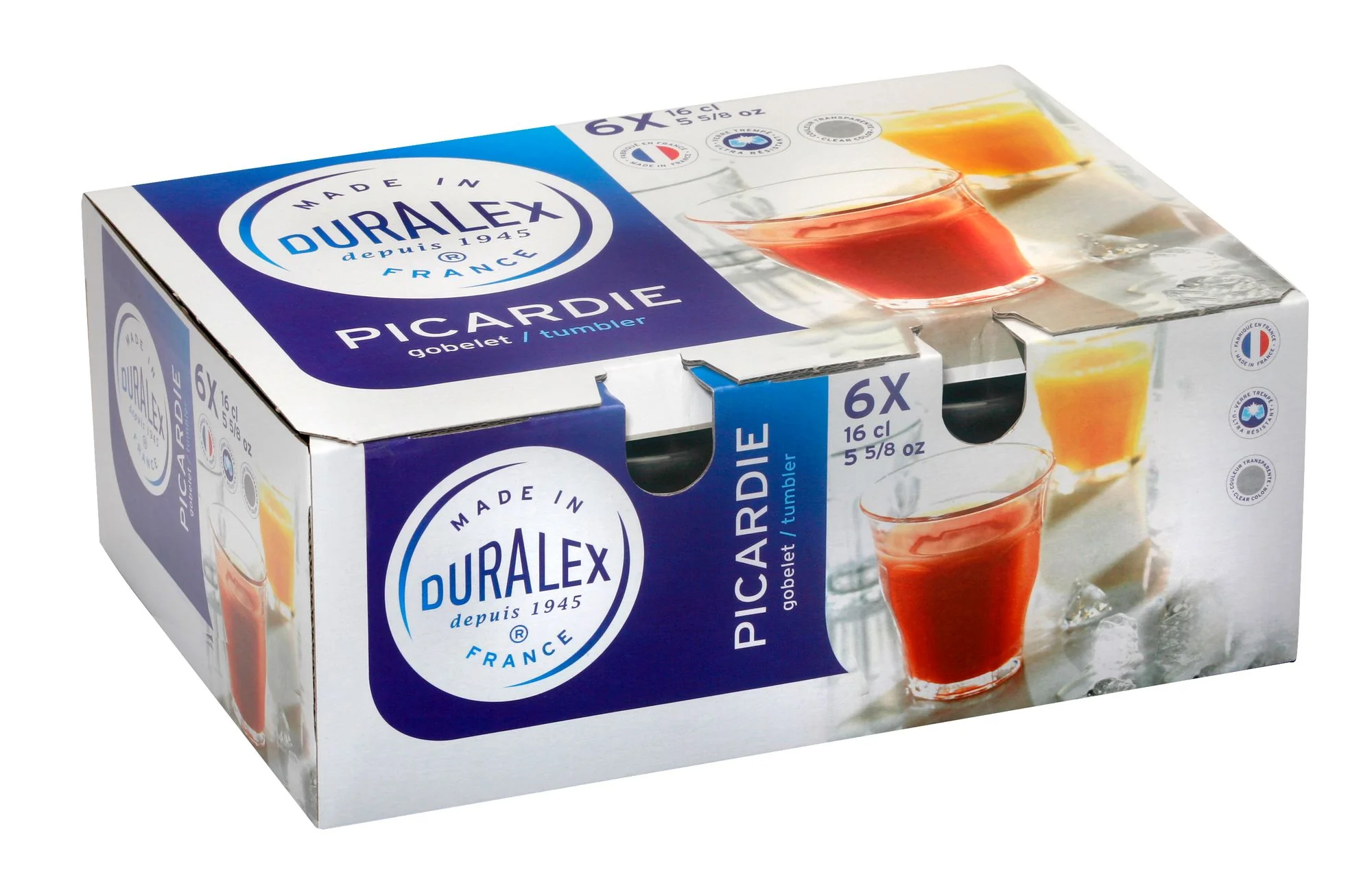 Duralex Picardie Clear Tumbler Set of 6 - 160ml - Image 2