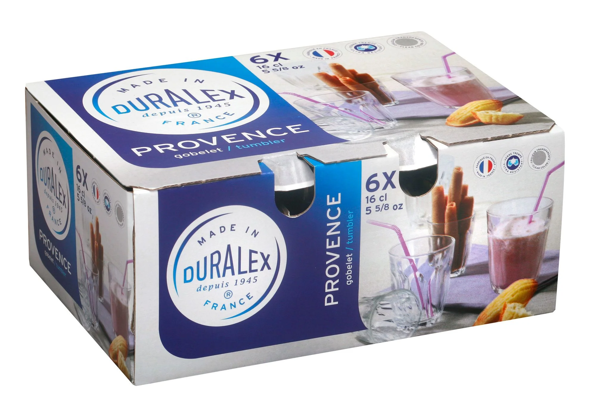 Duralex Provence Clear Tumbler Set of 6 - 250ml - Image 8